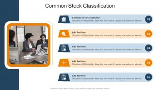 Common Stock Classification In Powerpoint And Google Slides Cpb