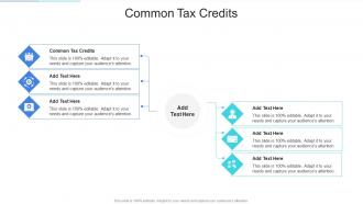 Common Tax Credits In Powerpoint And Google Slides Cpb