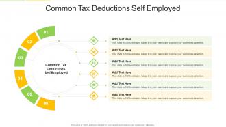 Common Tax Deductions Self Employed In Powerpoint And Google Slides Cpb