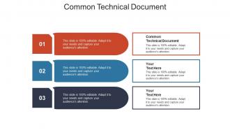 Common technical document ppt powerpoint presentation show topics cpb