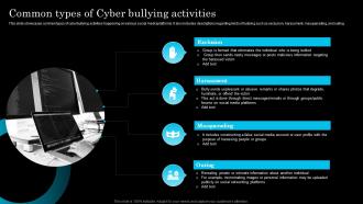 Common Types Of Cyber Bullying Activities