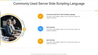 Commonly Used Server Side Scripting Language In Powerpoint And Google Slides Cpb