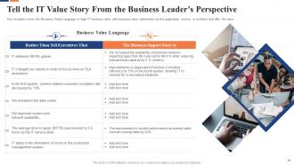 Communicate business value to your stakeholders powerpoint presentation slides