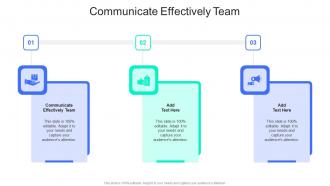 Communicate Effectively Team In Powerpoint And Google Slides Cpb
