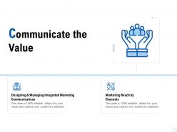 Communicate the value marketing reach ppt powerpoint presentation model portrait