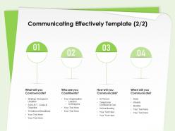 Communicating effectively template conference call ppt presentation visual aids