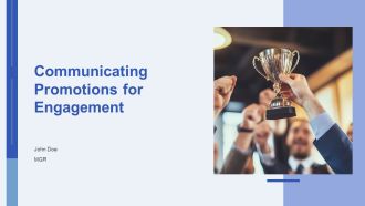 Communicating Promotions For Engagement PPT Presentation AT