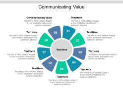 Communicating value ppt powerpoint presentation styles graphics cpb