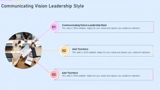 Communicating Vision Leadership Style In Powerpoint And Google Slides Cpb