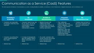 Communication as a service caas features ppt styles guide