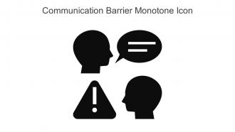 Communication Barrier Monotone Icon In Powerpoint Pptx Png And Editable Eps Format