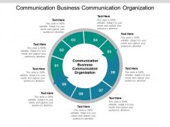 Communication business communication organization ppt powerpoint presentation portfolio graphics cpb