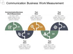 Communication business work measurement ppt powerpoint presentation layouts cpb