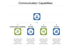 Communication capabilities ppt powerpoint presentation infographics infographics cpb