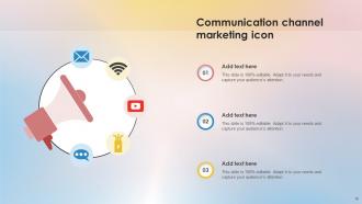 Communication Channel Marketing Powerpoint Ppt Template Bundles