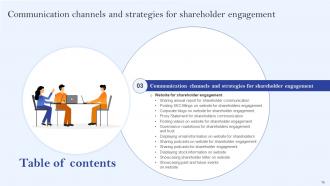 Communication Channels And Strategies For Shareholder Engagement Powerpoint Presentation Slides Aesthatic Good