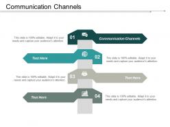 Communication channels ppt powerpoint presentation gallery portrait cpb