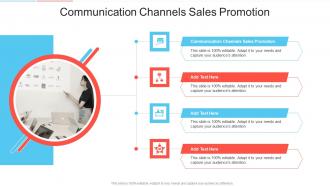 Communication Channels Sales Promotion In Powerpoint And Google Slides Cpb