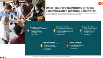 Communication Committee Event Planning Powerpoint Ppt Template Bundles Best Customizable