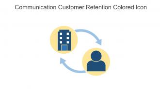 Communication Customer Retention Colored Icon In Powerpoint Pptx Png And Editable Eps Format
