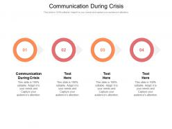 Communication during crisis ppt powerpoint presentation model files cpb