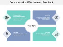 Communication effectiveness feedback ppt powerpoint presentation styles example cpb