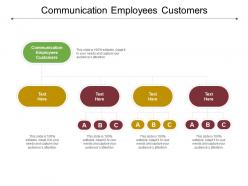 Communication employees customers ppt presentation show brochure cpb