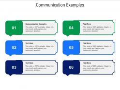 Communication examples ppt powerpoint presentation show portfolio cpb