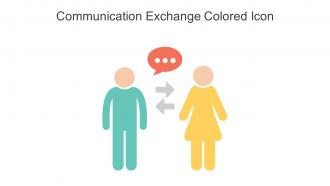 Communication Exchange Colored Icon In Powerpoint Pptx Png And Editable Eps Format