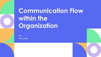Communication Flow Within The Organization PPT Example AT