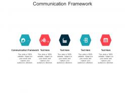 Communication framework ppt powerpoint presentation icon skills cpb