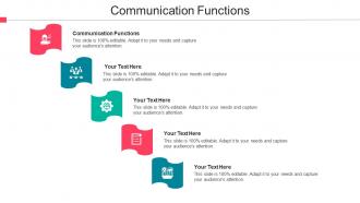 Communication Functions Ppt Powerpoint Presentation Inspiration Guide Cpb
