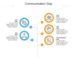 Communication gap ppt powerpoint presentation portfolio show cpb