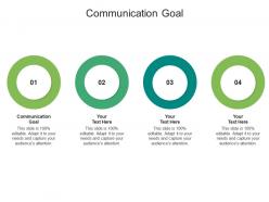 Communication goal ppt powerpoint presentation model guidelines cpb