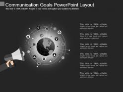 Communication Goals Powerpoint Layout