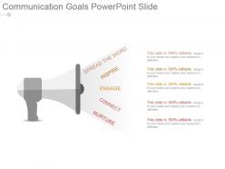 Communication Goals Powerpoint Slide