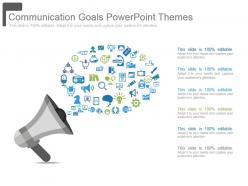 Communication goals powerpoint themes