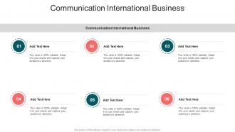 Communication International Business In Powerpoint And Google Slides Cpb