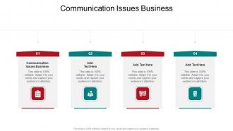Communication Issues Business In Powerpoint And Google Slides Cpb