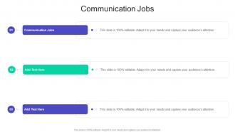 Communication Jobs In Powerpoint And Google Slides Cpb