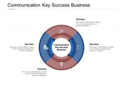 Communication key success business ppt powerpoint presentation ideas example file cpb