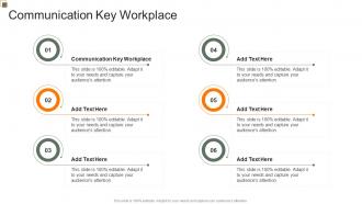 Communication Key Workplace In Powerpoint And Google Slides Cpb