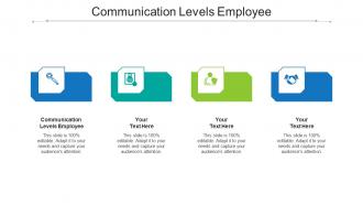 Communication Levels Employee Ppt Powerpoint Presentation Show Model Cpb