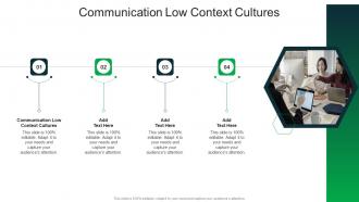 Communication Low Context Cultures In Powerpoint And Google Slides Cpb
