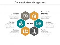 Communication management ppt powerpoint presentation outline professional cpb