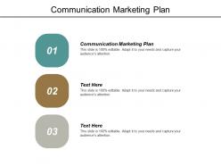 Communication marketing plan ppt powerpoint presentation slides cpb
