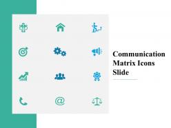 Communication matrix powerpoint presentation slides