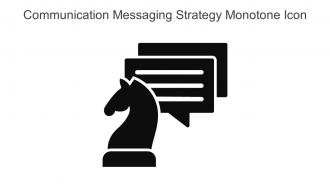 Communication Messaging Strategy Monotone Icon In Powerpoint Pptx Png And Editable Eps Format