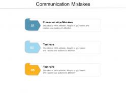 Communication mistakes ppt powerpoint presentation pictures graphics tutorials cpb