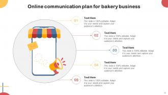 Communication Plan For Baking Business Powerpoint Ppt Template Bundles Impactful Best